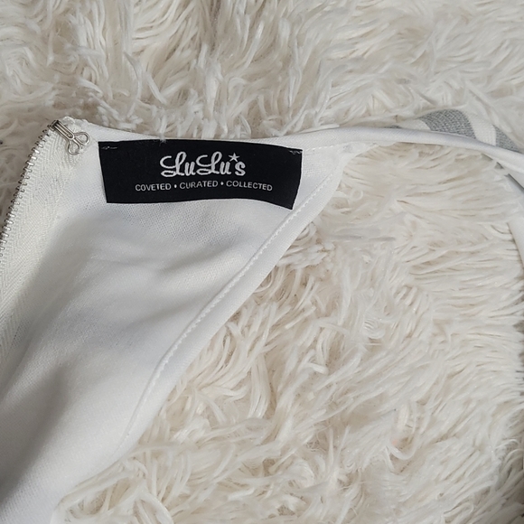 Lulu's cropped top striped skirt set - Picture 5 of 9